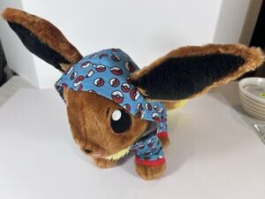 Build A Bear Pokemon Plush Eevee With Pokeball Outfit No Sound
